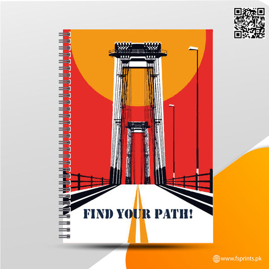 Find Your Path Premium Spiral Notebooks
