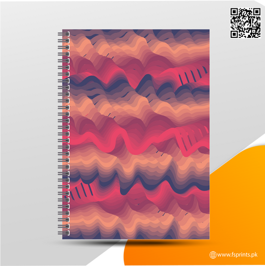 Wave Premium Spiral Notebooks