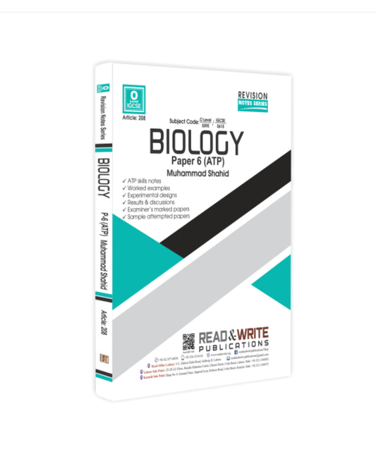 208 Biology O Level Paper 6 ATP Notes