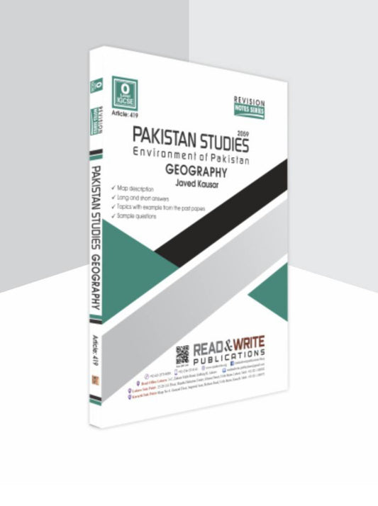 419 Pak Studies O Level Paper 2 Geography Revision Notes Series