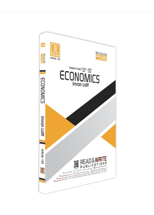 143 Economics O Level Revision Notes Series By Imran Latif