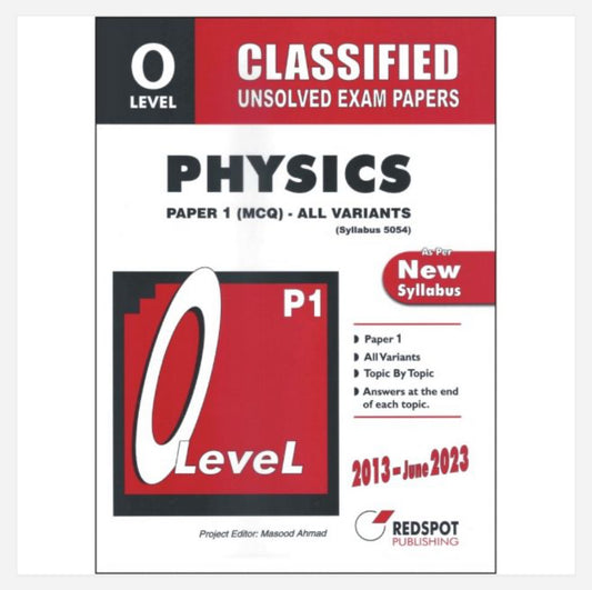 O Level Classified Physics P1 (All Variants)