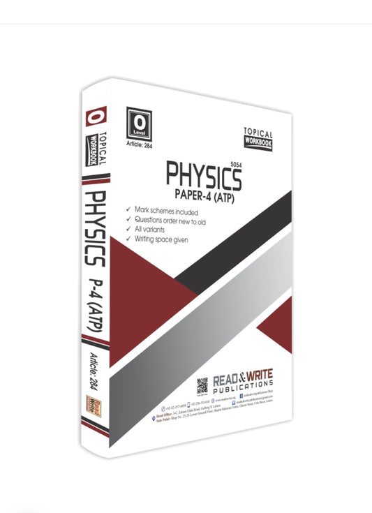 284 Physics O Level Paper 4 (ATP) Work Book