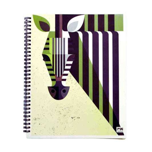 Paperwork Zebra Spiral Notebook A4