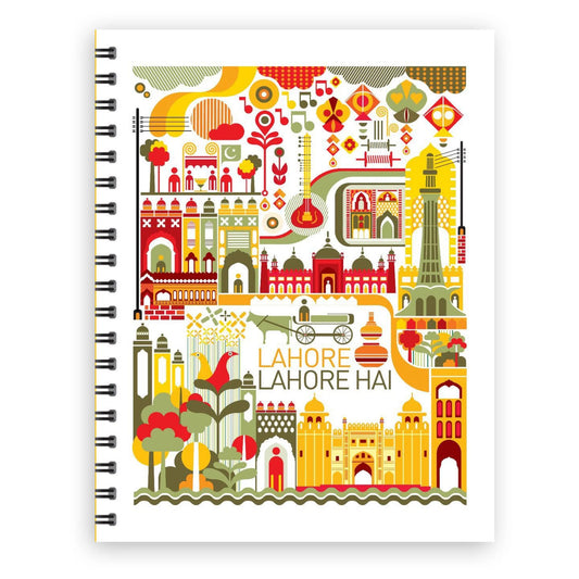 Paperwork Lahore Lahore Hai Spiral Notebook A4