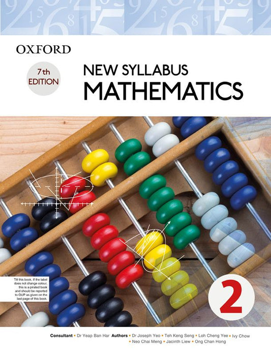 Oxford New Syllabus Mathematics 7th Edition Book 2