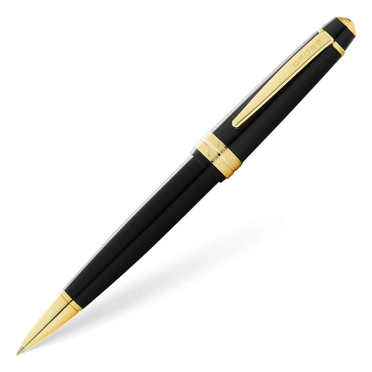 Cross Bailey Light Polished Black Resin w/Gold Plated Trim Ballpoint Pen Item# AT0742-9