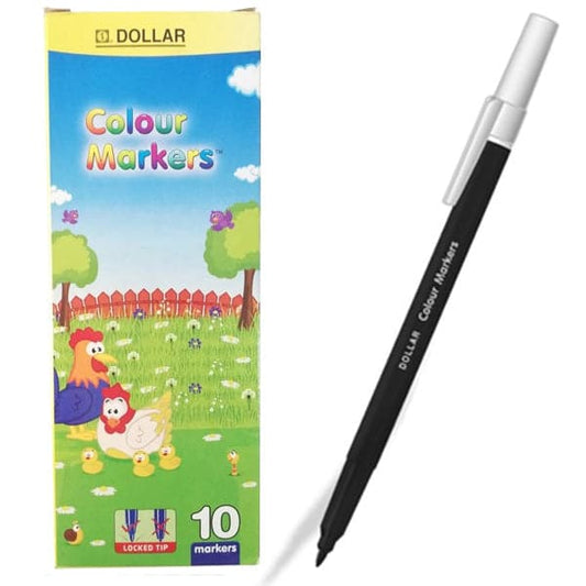 Dollar Colour Marker Pack of 10